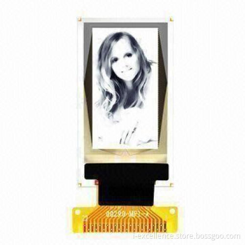 0.96-inch Grayscale OLED Display Module with 64 x 128 Dot Matrix and Monochrome White Display